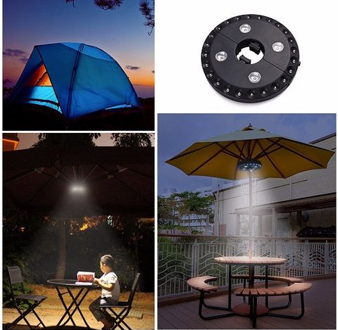 Cordless Patio Umbrella Portable