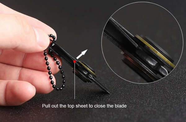 Mini Foldable Knife with Key Ring
