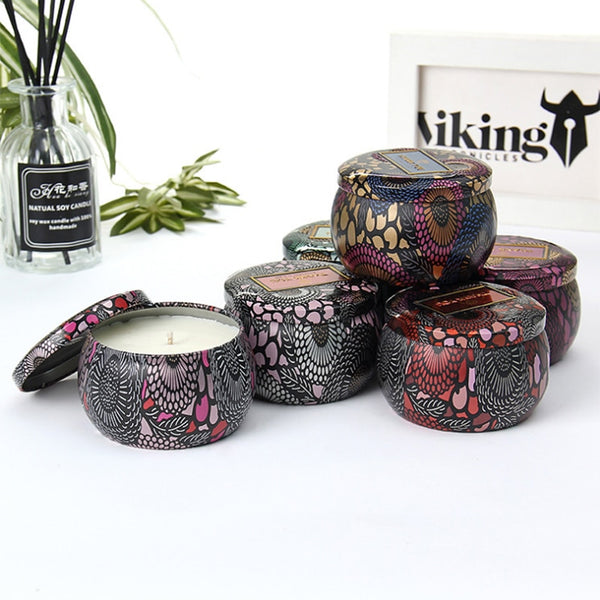 Natural Soy Wax Candle Fragrance Handmade Scented Candle  Gifts Decorations