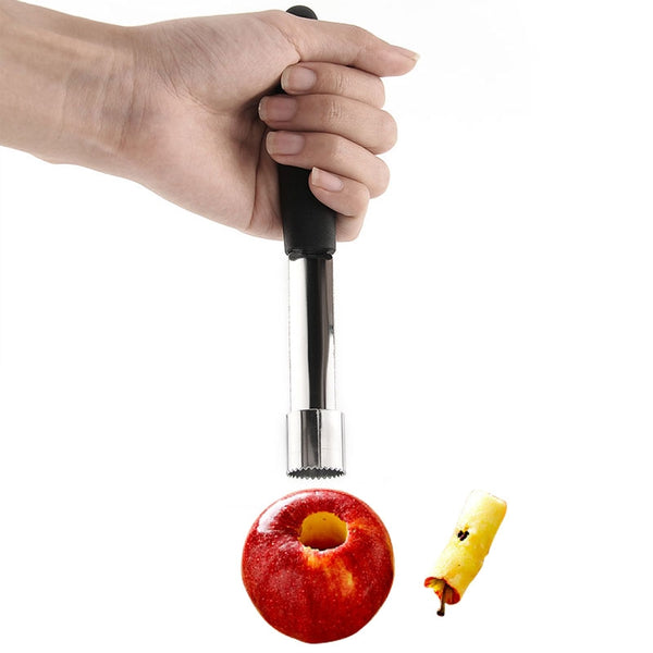 Bornisking 1Pcs Stainless Easy Steel Twist Fruit Core Seed Remover Apple Corer Seeder Kitchen Gadgets Tools