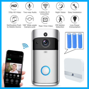 Wifi doorbell Camera Smart WI-FI Video Intercom Door Bell Video Call For Apartments IR Alarm Wireless color lens Security Camera