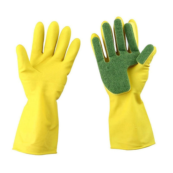 Rubber Gloves With Sponge