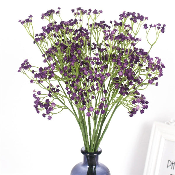 1PCS 58cm Rustic artificial flower interspersion mantianxing decor for home table  wedding flower plastic Gypsophila babysbreath