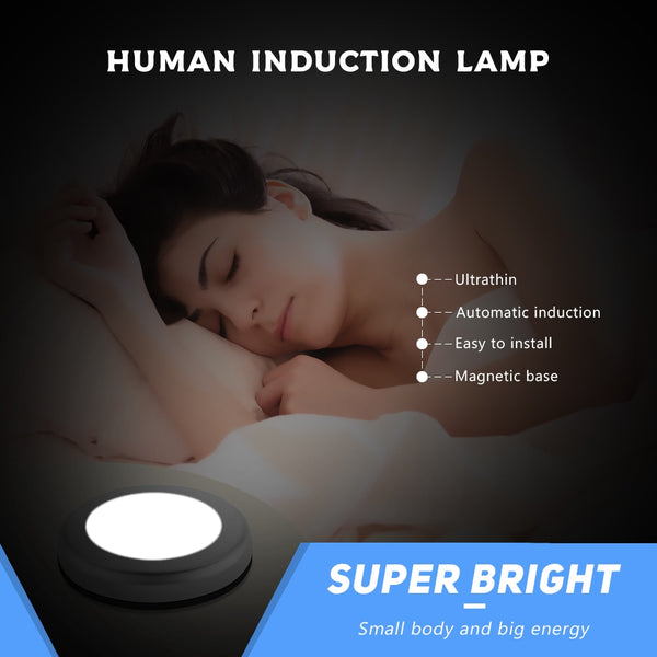 1Pc 6LED PIR Body Motion Sensor Activated Wall Light Night Light Induction Lamp Closet Corridor Cabinet led Sensor Light