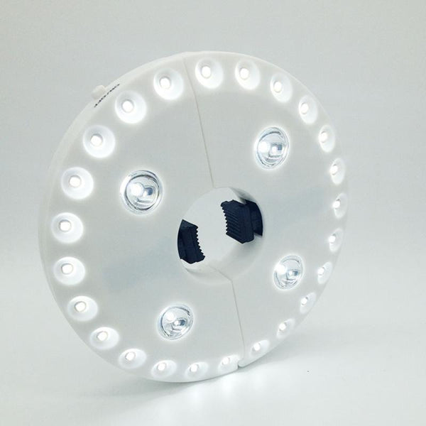 400LM 24+4LED Outdoor Cordless Patio Umbrella Pole Light Garden Portable Camping Tent Lamp Emergency Light With Hooks