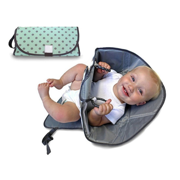 Portable Diaper Changing Pad Clutch with Barrier for Newborn Foldable Clean Hands Changing Station Soft Flexible Travel Mat13