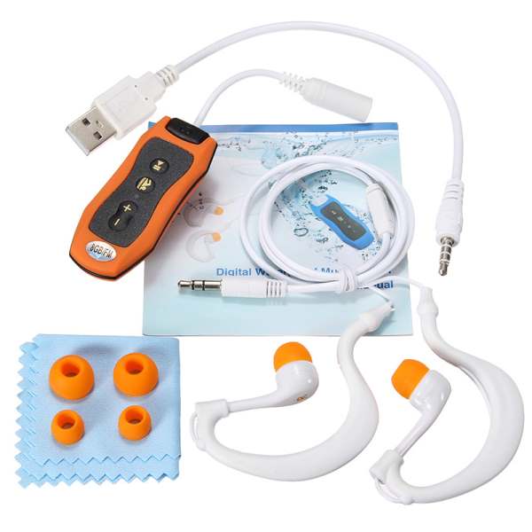 Waterproof MP3 Player For Swimming/Diving/Surfing