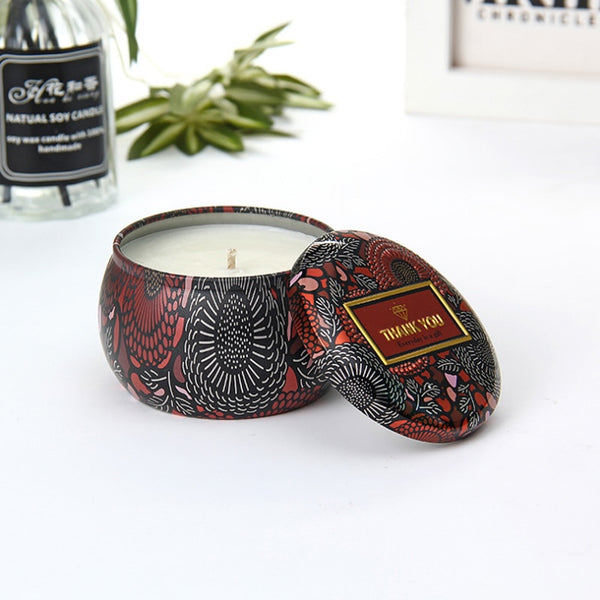 Natural Soy Wax Candle Fragrance Handmade Scented Candle  Gifts Decorations