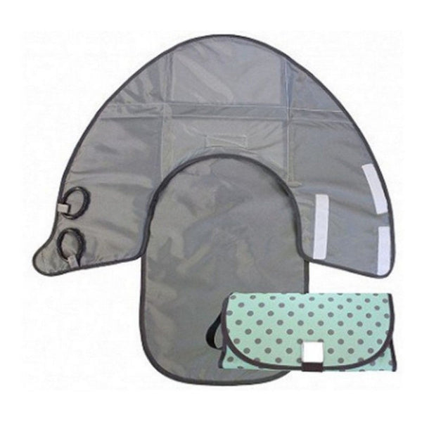 Portable Diaper Changing Pad Clutch with Barrier for Newborn Foldable Clean Hands Changing Station Soft Flexible Travel Mat13