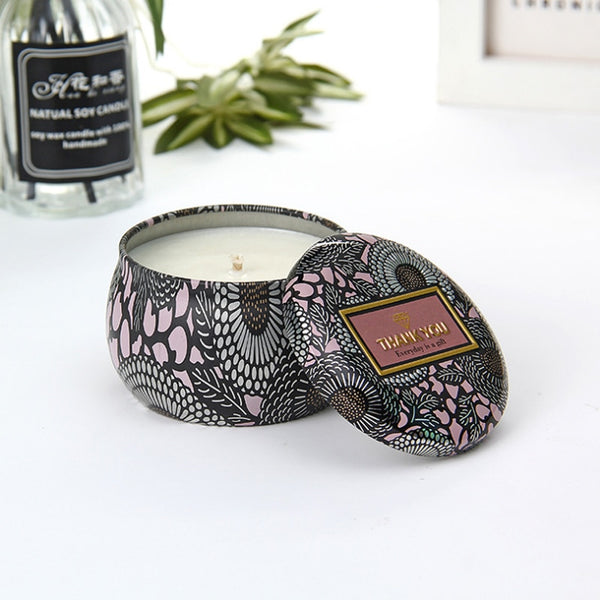 Natural Soy Wax Candle Fragrance Handmade Scented Candle  Gifts Decorations