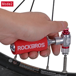 ROCKBROS Bicycle Mini Pump CO2 Inflator Insulated Sleeve Air Cycling Bike Bicycle Pump Bike Ball Pump Bike Bicycle Accessories