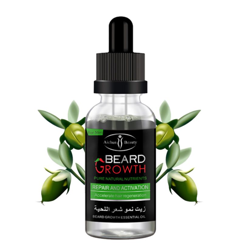Professional Men Beard Growth Enhancer Facial Nutrition Moustache Grow Beard Shaping Tool Beard care products