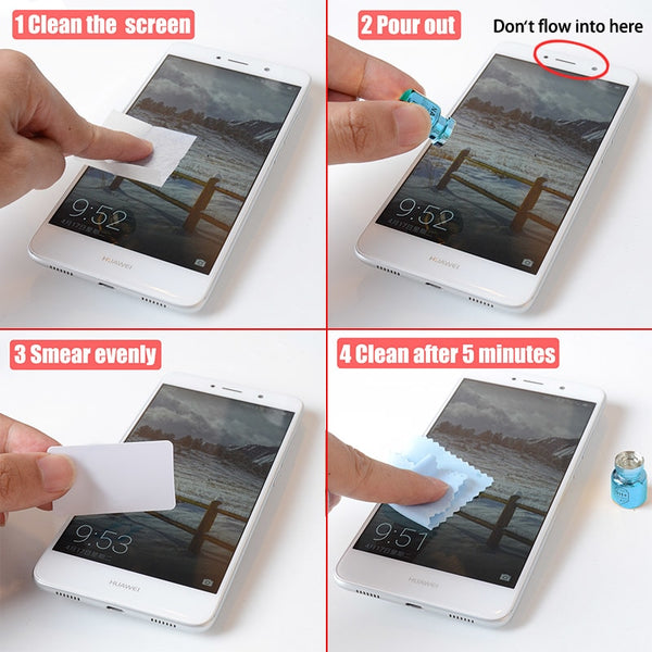 2mL NANO Liquid Glass Screen Protector Oleophobic Coating Film Universal for iPhone Huawei Xiaomi Mate 20 Pro Lite