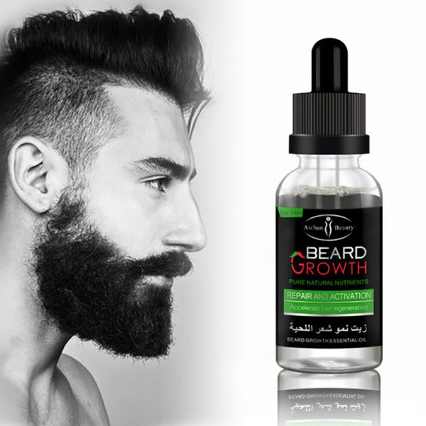 Professional Men Beard Growth Enhancer Facial Nutrition Moustache Grow Beard Shaping Tool Beard care products