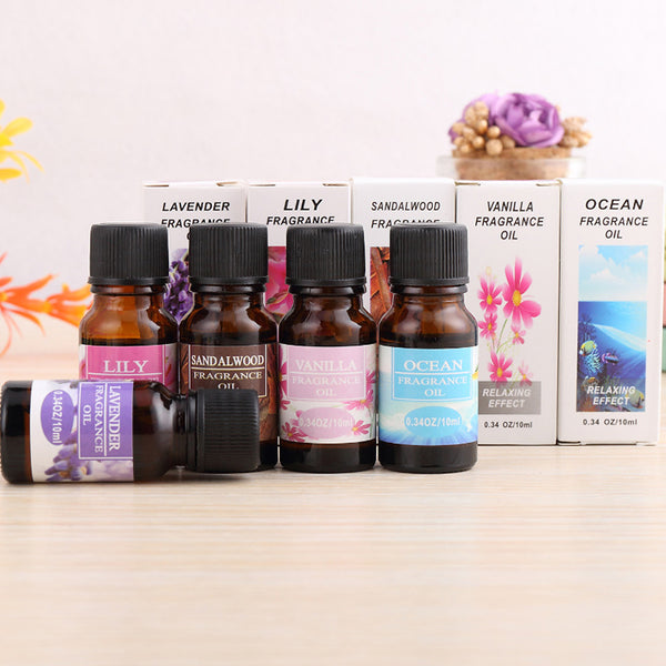 10ml Pure Essential Oils For Aromatherapy Diffusers Essential Oils Organic Body Relieve Stress Oil Skin Care Help Sleep TSLM1