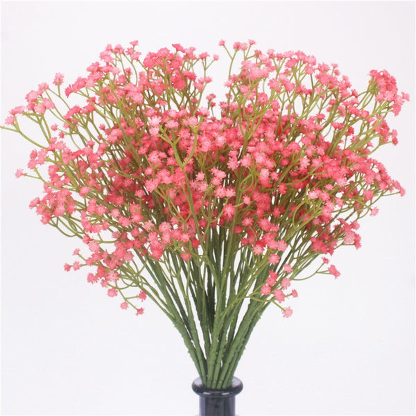 1PCS 58cm Rustic artificial flower interspersion mantianxing decor for home table  wedding flower plastic Gypsophila babysbreath