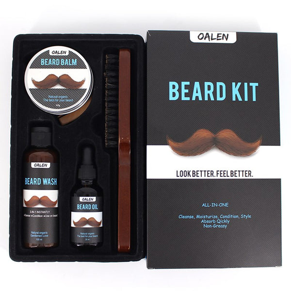 Men Beard Oil Balm Moustache Wax for styling Beeswax Moisturizing Smoothing Gentlemen Beard Care Healthy Moustache Wax
