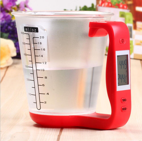 Digital Scale With Measuring Cup