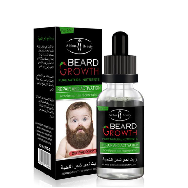 Professional Men Beard Growth Enhancer Facial Nutrition Moustache Grow Beard Shaping Tool Beard care products