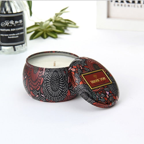 Natural Soy Wax Candle Fragrance Handmade Scented Candle  Gifts Decorations