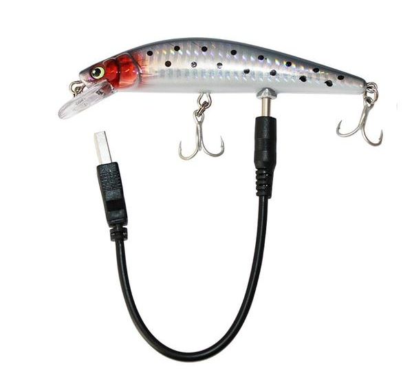 Electric Rechargeable Fishing Lures  With Vibration