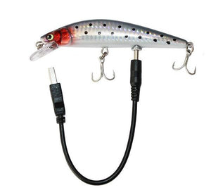 Electric Rechargeable Fishing Lures  With Vibration