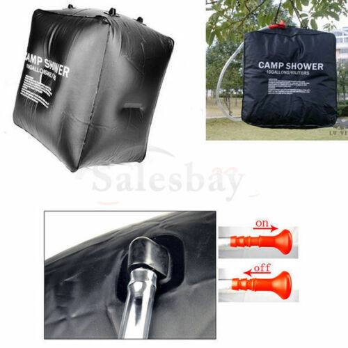 40L Outdoor Camping Solar Heated Water Pipe Camp Solar Shower Bag Portable Bag